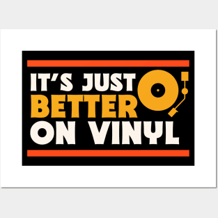 It's Just Better on Vinyl // Record Collector // Vinyl Lover Posters and Art